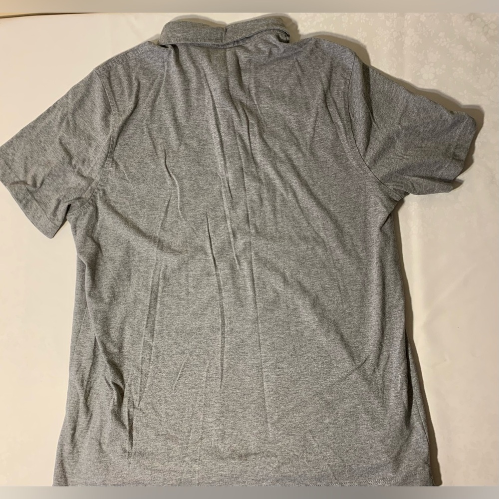 EUC Bundle of 2 Shirts: Short-Sleeve Super Soft Polo Tee, Long-Sleeve Black Tee - Picture 7 of 15